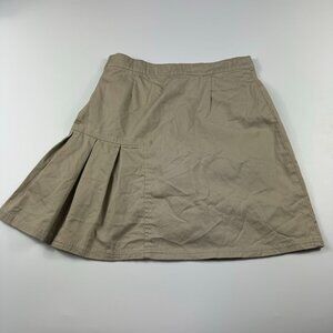 French Toast Girls Khaki Pleated Skirt School Uniform Size 20